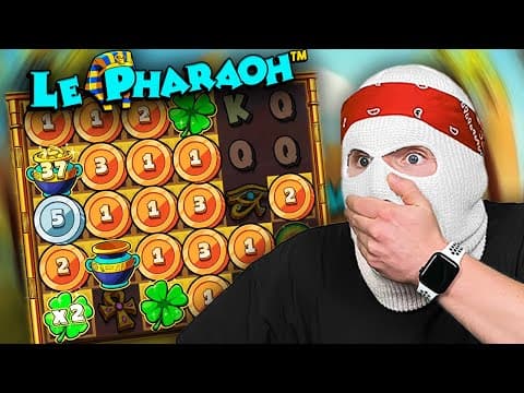 FIRST TRY THE LE PHARAO SLOT!